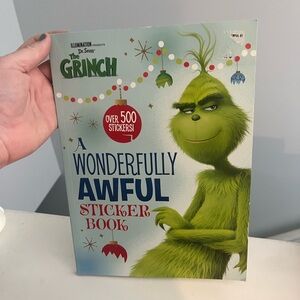 Dr. Seuss The Grinch Sticker Book A Wonderfully Awful Sticker Book NEW